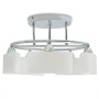 Lámpara de techo pantalla cristal elipse 5 bombillas E14 200 W de vidaXL, Apliques de techo - Ref: Foro24-50494, Precio: 73,7...