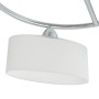 Lámpara de techo pantalla cristal elipse 5 bombillas E14 200 W de vidaXL, Apliques de techo - Ref: Foro24-50494, Precio: 73,7...