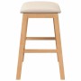 Sillas de bar con cojines 2 uds madera maciza caucho en Taburetes de cocina | Comprar online en Foru.es