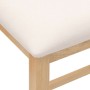 Sillas de bar con cojines 2 uds madera maciza caucho en Taburetes de cocina | Comprar online en Foru.es