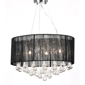 Lámpara colgante con 85 cristales negros de vidaXL, Lámparas de araña - Ref: Foro24-60344, Precio: 112,78 €, Descuento: %