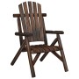 Juego de muebles de jardín 5 piezas madera maciza de abeto de vidaXL, Conjuntos de jardín - Ref: Foro24-3185518, Precio: 579,...