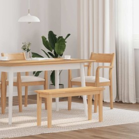 Banco 90 cm Madera Maciza Caucho en Bancos de comedor y cocina | Comprar online en Foru.es