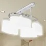 Lámpara de techo pantalla cristal elipse 4 bombillas E14 de vidaXL, Apliques de techo - Ref: Foro24-240988, Precio: 57,49 €, ...