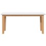 Banco 90 cm Madera Maciza Caucho en Bancos de comedor y cocina | Comprar online en Foru.es