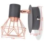Lámparas de pared con 2 bombillas LED de filamento 2 uds 8 W de vidaXL, Apliques de pared - Ref: Foro24-244393, Precio: 21,49...