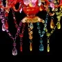 Luz de Cristal 5 Bombillas Multicolor de vidaXL, Lámparas de araña - Ref: Foro24-240311, Precio: 65,07 €, Descuento: %
