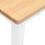 Banco 110 cm madera maciza caucho blanco en Bancos de comedor y cocina | Comprar online en Foru.es
