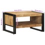 Mesa de centro 70x50x38 cm madera maciza de mango en Mesas de centro | Comprar online en Foru.es
