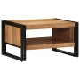 Mesa de centro madera maciza de acacia 70x50x38 cm en Mesas de centro | Comprar online en Foru.es