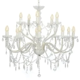 Chandelier with 2 layers white 15 bulbs x E14 by vidaXL, chandeliers - Ref: Foro24-281612, Price: 196,08 €, Discount: %