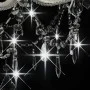 Lámpara de araña con 2 capas blanco 15 bombillas x E14 de vidaXL, Lámparas de araña - Ref: Foro24-281612, Precio: 196,08 €, D...