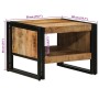 Mesa de centro 50x50x38 cm madera maciza de mango en Mesas de centro | Comprar online en Foru.es