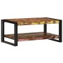 Mesa de centro multicolor 90x50x38 cm madera maciza reciclada en Mesas de centro | Comprar online en Foru.es