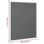 Mosquitera para ventanas gris antracita 100x120 cm de vidaXL, Mosquiteras para ventanas - Ref: Foro24-153840, Precio: 29,38 €...