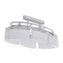 Lámpara de techo con seis focos elipsoidales de vidrio, E14 de vidaXL, Apliques de techo - Ref: Foro24-240989, Precio: 76,00 ...