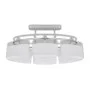 Lámpara de techo con seis focos elipsoidales de vidrio, E14 de vidaXL, Apliques de techo - Ref: Foro24-240989, Precio: 76,00 ...