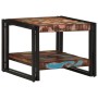 Mesa de centro multicolor 50x50x38 cm madera maciza reciclada en Mesas de centro | Comprar online en Foru.es