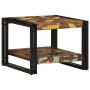 Mesa de centro multicolor 50x50x38 cm madera maciza reciclada en Mesas de centro | Comprar online en Foru.es