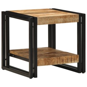 Mesa de Café Marrón 40 x 40 x 38 cm Madera de mango maciza en Mesas de centro | Comprar online en Foru.es
