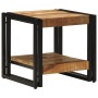 Mesa de Café Marrón 40 x 40 x 38 cm Madera de mango maciza en Mesas de centro | Comprar online en Foru.es