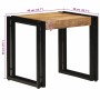 Mesa de Café Marrón 40 x 40 x 38 cm Madera de mango maciza en Mesas de centro | Comprar online en Foru.es