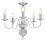 Lámpara de araña plateada con 5 bombillas E14 de vidaXL, Lámparas de araña - Ref: Foro24-281616, Precio: 78,82 €, Descuento: %