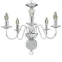 Lámpara de araña plateada con 5 bombillas E14 de vidaXL, Lámparas de araña - Ref: Foro24-281616, Precio: 78,82 €, Descuento: %