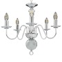 Lámpara de araña plateada con 5 bombillas E14 de vidaXL, Lámparas de araña - Ref: Foro24-281616, Precio: 76,58 €, Descuento: %