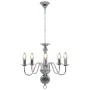 Lámpara de araña plateada con 5 bombillas E14 de vidaXL, Lámparas de araña - Ref: Foro24-281616, Precio: 78,82 €, Descuento: %