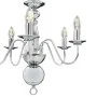 Lámpara de araña plateada con 5 bombillas E14 de vidaXL, Lámparas de araña - Ref: Foro24-281616, Precio: 78,82 €, Descuento: %