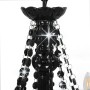 Lámpara de araña con cuentas negro 12 bombillas E14 de vidaXL, Lámparas de araña - Ref: Foro24-281609, Precio: 181,72 €, Desc...