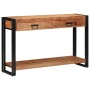Mesa Consola Marrón 120 x 33 x 75 cm Madera de Acacia Sólida en Mesas auxiliares | Comprar online en Foru.es
