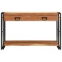 Mesa Consola Marrón 120 x 33 x 75 cm Madera de Acacia Sólida en Mesas auxiliares | Comprar online en Foru.es