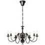 Lámpara de araña antique metal negro 8 bombillas E14 de vidaXL, Lámparas de araña - Ref: Foro24-241384, Precio: 100,99 €, Des...