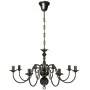 Lámpara de araña antique metal negro 8 bombillas E14 de vidaXL, Lámparas de araña - Ref: Foro24-241384, Precio: 100,99 €, Des...