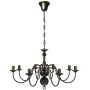 Lámpara de araña antique metal negro 8 bombillas E14 de vidaXL, Lámparas de araña - Ref: Foro24-241384, Precio: 92,63 €, Desc...