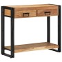 Mesa Consola Marrón 90 x 33 x 75 cm Madera de Acacia Sólida en Mesas auxiliares | Comprar online en Foru.es