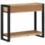 Mesa Consola Marrón 90 x 33 x 75 cm Madera de Acacia Sólida en Mesas auxiliares | Comprar online en Foru.es