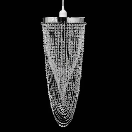 Lámpara colgante elegante con cristales, 22 x 58 cm de vidaXL, Lámparas de araña - Ref: Foro24-241120, Precio: 28,40 €, Descu...