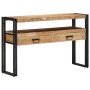 Mesa Consola Marrón 120 x 33 x 75 cm Madera de mango maciza en Mesas auxiliares | Comprar online en Foru.es