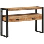 Mesa Consola Marrón 120 x 33 x 75 cm Madera de Acacia Sólida en Mesas auxiliares | Comprar online en Foru.es
