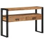 Mesa Consola Marrón 120 x 33 x 75 cm Madera de Acacia Sólida en Mesas auxiliares | Comprar online en Foru.es