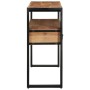Mesa Consola Marrón 120 x 33 x 75 cm Madera de Acacia Sólida en Mesas auxiliares | Comprar online en Foru.es