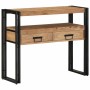 Mesa Consola Marrón 90 x 33 x 75 cm Madera de Acacia Sólida en Mesas auxiliares | Comprar online en Foru.es