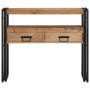 Mesa Consola Marrón 90 x 33 x 75 cm Madera de Acacia Sólida en Mesas auxiliares | Comprar online en Foru.es