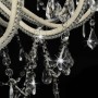 Lámpara de araña con cuentas blanco 12 bombillas E14 de vidaXL, Lámparas de araña - Ref: Foro24-281608, Precio: 174,28 €, Des...