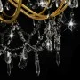Lámpara de araña con cuentas dorado 12 bombillas E14 de vidaXL, Lámparas de araña - Ref: Foro24-281611, Precio: 225,57 €, Des...