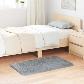 Alfombra de pelo largo NAVARRA gris claro 60x100 cm poliéster en Alfombras | Comprar online en Foru.es