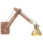 Lámpara de pared redonda estilo industrial latón E27 de vidaXL, Apliques de pared - Ref: Foro24-320576, Precio: 62,52 €, Desc...